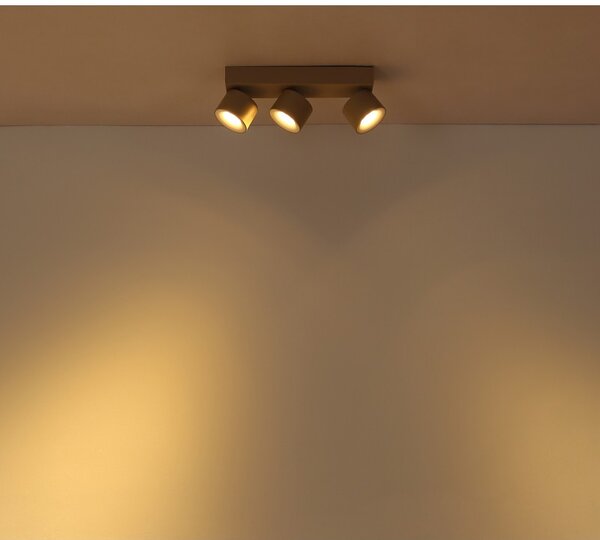 Globo 56961-3S LED bodové stropní svítidlo RAE | 6W integrovaný LED zdroj | 480lm | 3000K | béžová