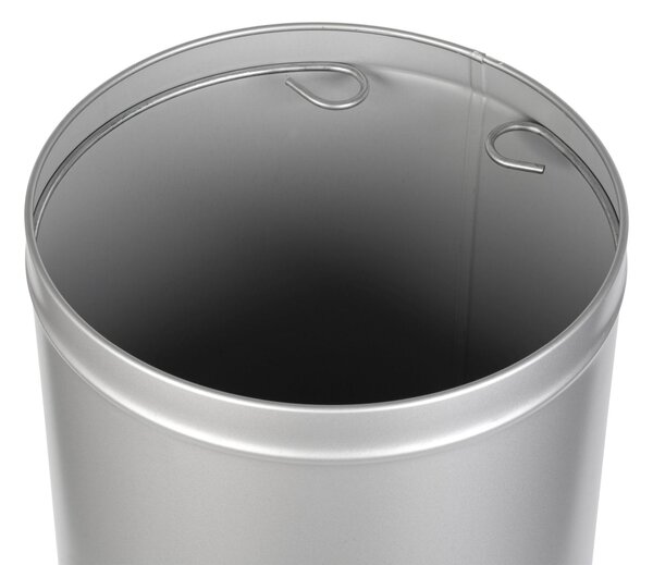 Alda Koš na tříděný odpad Eko 45 l, modré víko - papír, lakovaná ocel, šedá