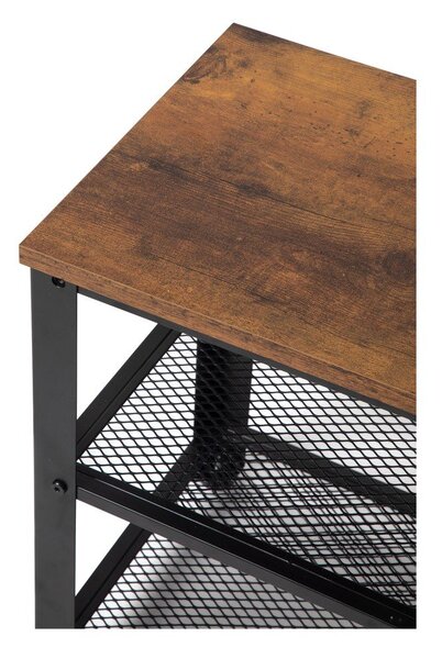 Černý ocelový botník 80x45x30 cm Arne – Bonami Essentials