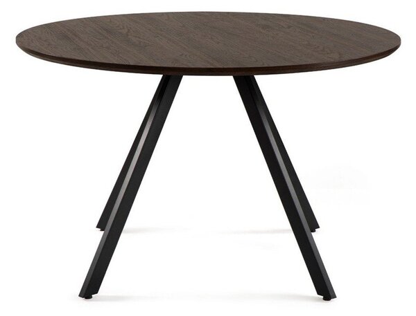 Kulatý jídelní stůl v dekoru ořechu ø 120 cm Rivo – Bonami Essentials