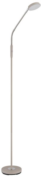 Globo 58504SSA LED stojací lampa SILVIO | 6.5W integrovaný LED zdroj | 350lm | 2700/3350/4000K | s vypínačem | béžová