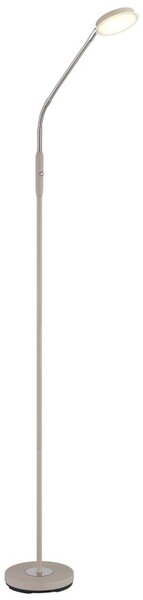 Globo 58504SSA LED stojací lampa SILVIO | 6.5W integrovaný LED zdroj | 350lm | 2700/3350/4000K | s vypínačem | béžová