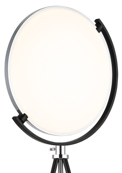Globo 59095 LED stojací lampa MIRO | 24W integrovaný LED zdroj | 1560lm | 2700-6500K | s vypínačem | černá