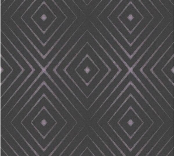 Vliesová tapeta na zeď Trendwall 36785-3 | 0,53 x 10,05 m | černá, fialová | A.S. Création