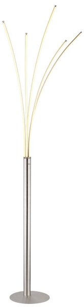 Globo 59229N LED stojací lampa BIZZY | 36W integrovaný LED zdroj | 1350lm | 3000K | s vypínačem | chrom