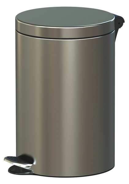 Alda Pedálový odpadkový koš Freedom Fresh 12 l, nerez ocel, matná