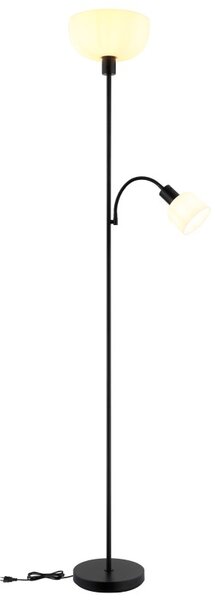 Globo 59947B stojací lampa HINTON E27 | s vypínačem | černá