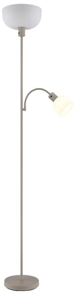 Globo 59947S stojací lampa HINTON E27 | s vypínačem | béžová
