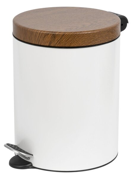 Alda Pedálový odpadkový koš Sherwood Freedom Fresh 5 l, lakovaná ocel, bílá