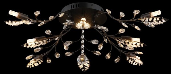 Globo 63007-8 LED přisazené stropní svítidlo JANIS integrovaný LED zdroj | černá
