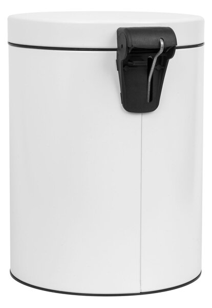 Alda Pedálový odpadkový koš Freedom Fresh 5 l, lakovaná ocel, bílá