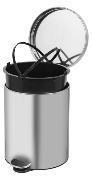Alda Pedálový odpadkový koš Freedom Fresh 5 l, nerez ocel, matná