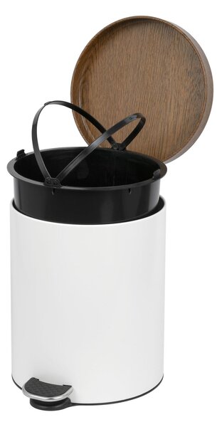 Alda Pedálový odpadkový koš Sherwood Freedom Fresh 5 l, lakovaná ocel, bílá