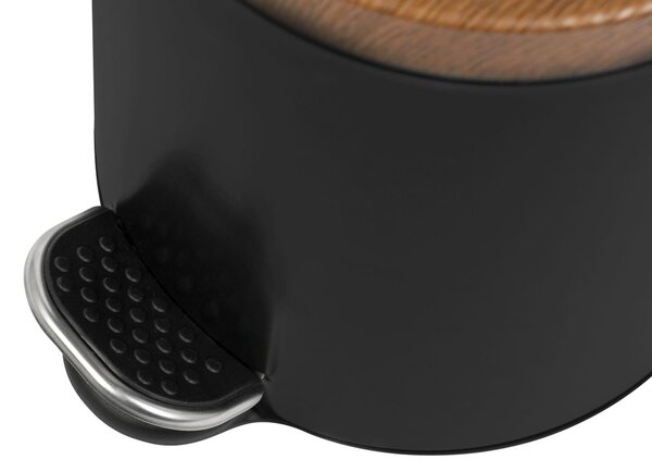 Alda Pedálový odpadkový koš Sherwood Freedom Fresh 5 l, lakovaná ocel, černá