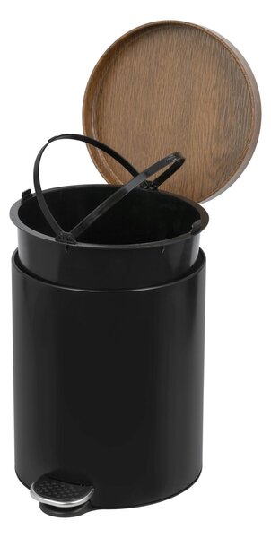 Alda Pedálový odpadkový koš Sherwood Freedom Fresh 5 l, lakovaná ocel, černá