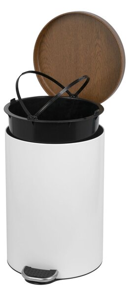Alda Pedálový odpadkový koš Sherwood Freedom Fresh 12 l, lakovaná ocel, bílá