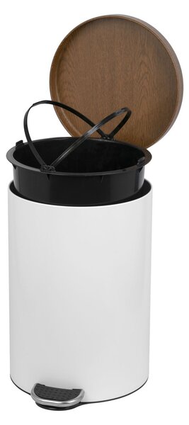 Alda Pedálový odpadkový koš Sherwood Freedom Fresh 30 l, lakovaná ocel, bílá