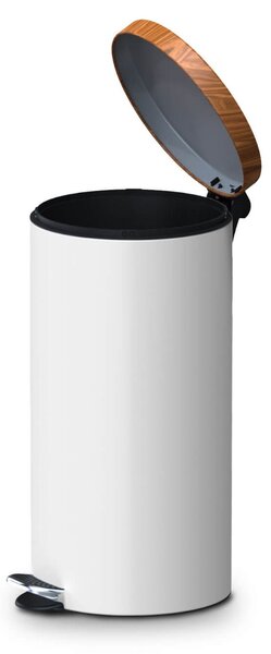 Alda Pedálový odpadkový koš Sherwood Freedom Fresh 30 l, lakovaná ocel, bílá
