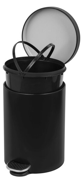 Alda Pedálový odpadkový koš Freedom Fresh 3 l, lakovaná ocel, černá