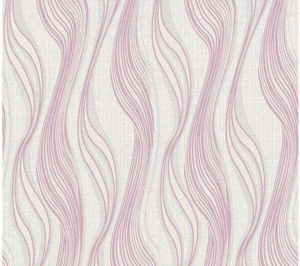 Vliesová tapeta na zeď Trendwall 3714-09 | 0,53 x 10,05 m | růžová, bílá, krémová | A.S. Création