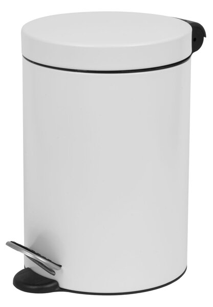 Alda Pedálový odpadkový koš Freedom Fresh 3 l, lakovaná ocel, bílá