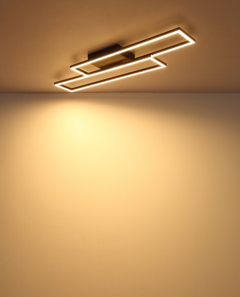 Globo 67363-30 LED přisazené stropní svítidlo TATJANA | 30W integrovaný LED zdroj | 1700lm | 3000K | černá
