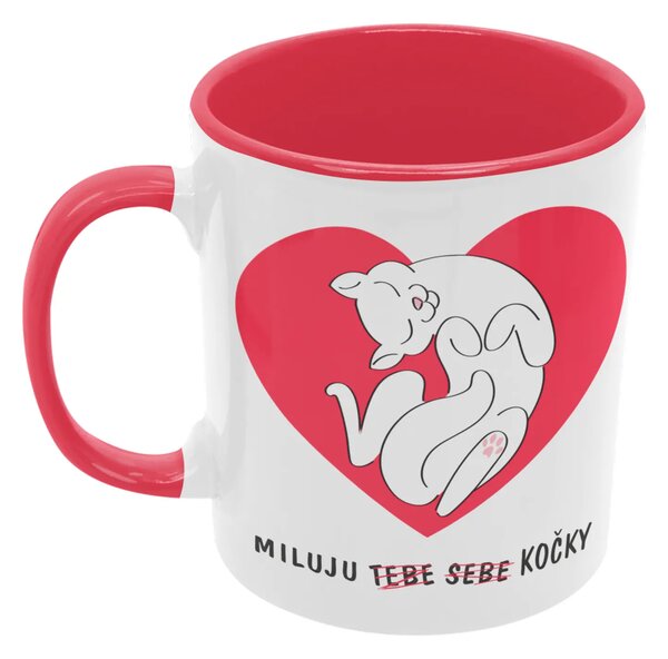 Miluju kočky #1 | keramický hrnek 330ml