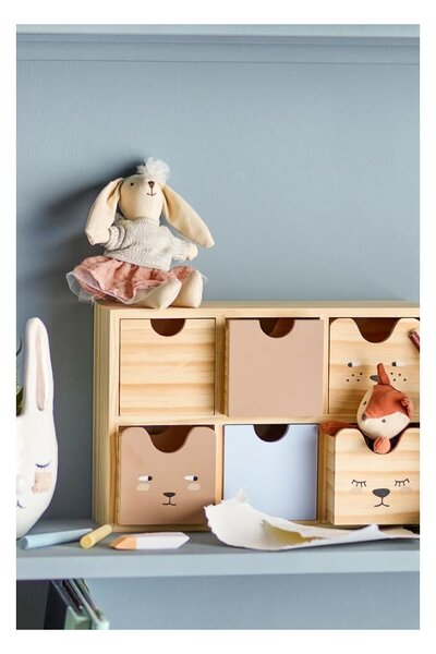 Mini úložný box se šuplíky Calle Wooden Bloomingville