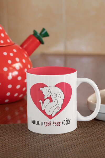Miluju kočky #1 | keramický hrnek 330ml