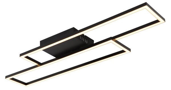 Globo 67363-30 LED přisazené stropní svítidlo TATJANA | 30W integrovaný LED zdroj | 1700lm | 3000K | černá