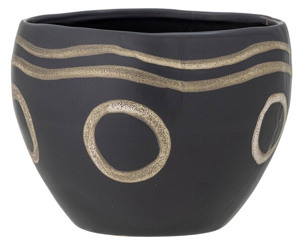 Kameninový květináč Magnus Waves 18,5 cm Bloomingville