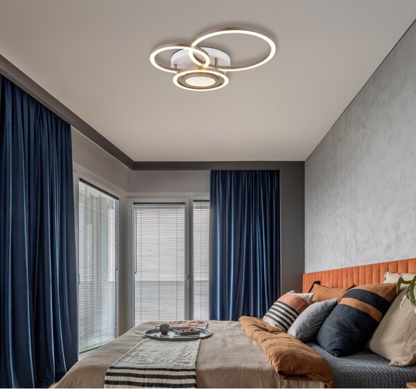 Globo 67370-40 LED přisazené stropní svítidlo RANDELL | 40W integrovaný LED zdroj | 1890lm | 3000K | bílá
