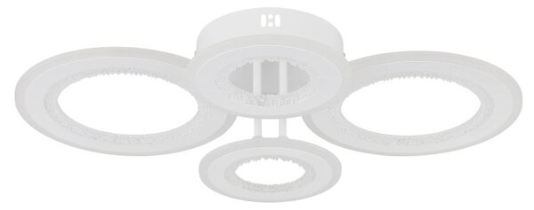 Globo 67372-54 LED přisazené stropní svítidlo ANTHONY | 54W integrovaný LED zdroj | 5500lm | 3000/4300/6300K | bílá