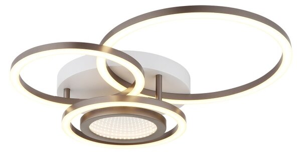 Globo 67370-40 LED přisazené stropní svítidlo RANDELL | 40W integrovaný LED zdroj | 1890lm | 3000K | bílá