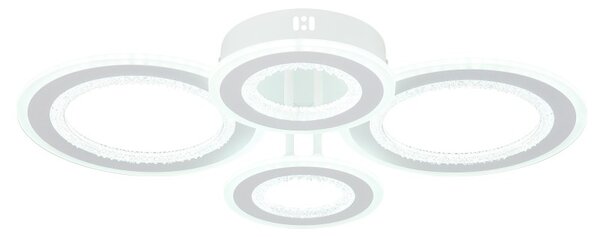 Globo 67372-54 LED přisazené stropní svítidlo ANTHONY | 54W integrovaný LED zdroj | 5500lm | 3000/4300/6300K | bílá