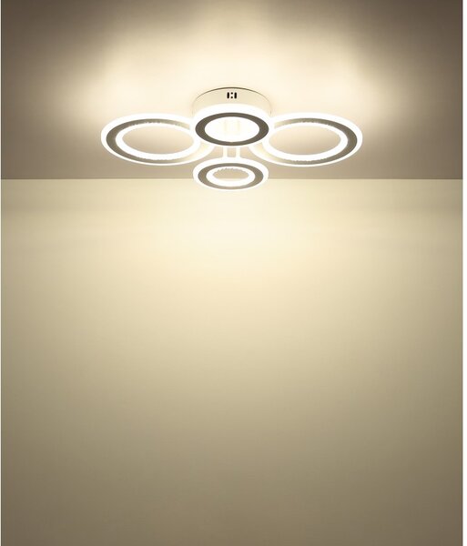 Globo 67372-54 LED přisazené stropní svítidlo ANTHONY | 54W integrovaný LED zdroj | 5500lm | 3000/4300/6300K | bílá