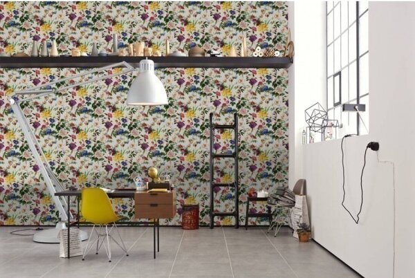 A.S. Création | Vliesová tapeta na zeď Trendwall 37336-1 | 0,53 x 10,05 m | vícebarevná, bílá
