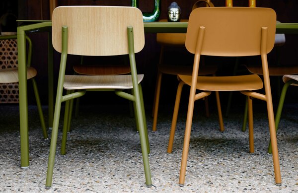 Zelená hliníková zahradní židle Fermob Studie - odstín pesto