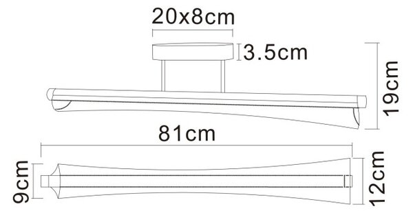 Globo 68256D LED přisazené stropní svítidlo MALINDA | 28W integrovaný LED zdroj | 1260lm | 2700/4000/6000K | antracit