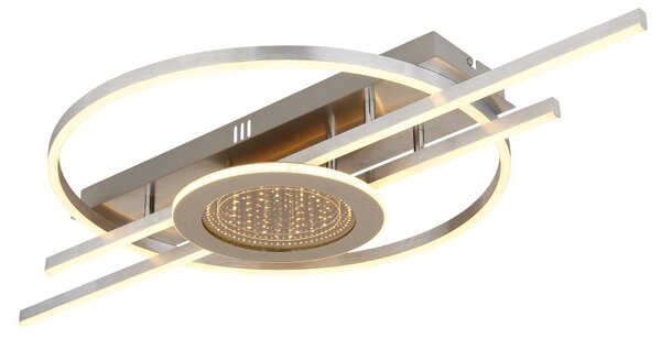 Globo 68267-40 LED přisazené stropní svítidlo DONTE | 40W integrovaný LED zdroj | 3033lm | 3000K | béžová