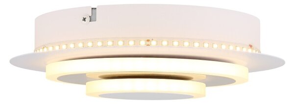 Globo 78414W LED nástěnné svítidlo ODONELL | 20W integrovaný LED zdroj | 1490lm | 3000K | bílá
