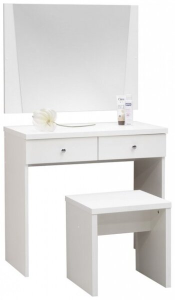 Toaletní stolek OMEGA se zrcadlem a taburetem Varianta barvy: Buk