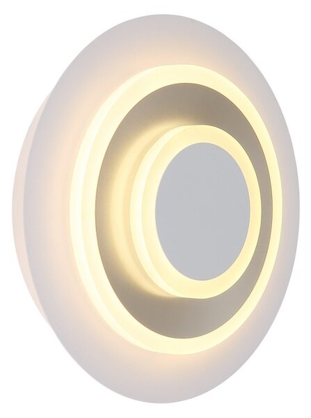 Globo 78414W LED nástěnné svítidlo ODONELL | 20W integrovaný LED zdroj | 1490lm | 3000K | bílá