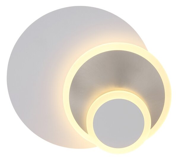 Globo 78414W LED nástěnné svítidlo ODONELL | 20W integrovaný LED zdroj | 1490lm | 3000K | bílá