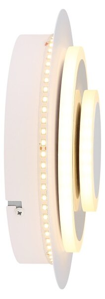 Globo 78414W LED nástěnné svítidlo ODONELL | 20W integrovaný LED zdroj | 1490lm | 3000K | bílá