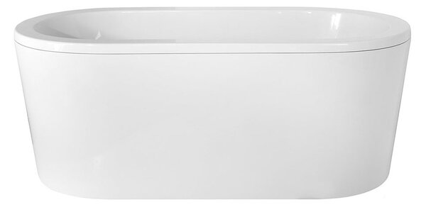 Besco Volně stojící vana ze sanitárního kompozitu Victoria CC/BP 160x75, bez přepadu Rozměry (cm): 160,5x74,5, Typ a barva výpustě: Alcaplast Click-Clack s horním čištěním, bílá
