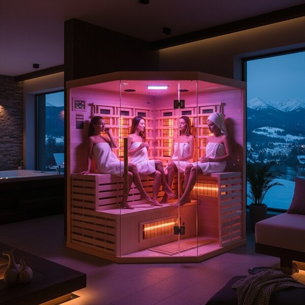 BPS-koupelny Infrasauna Relax HYD-2912 150x150, 4-5 osob