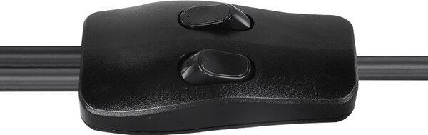 Globo 15326-2SN stojací svítidlo Mina 2x40W | E27 - černá, dřevo