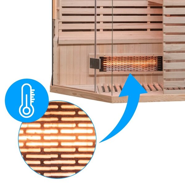 BPS-koupelny Infrasauna Relax HYD-2912 150x150, 4-5 osob