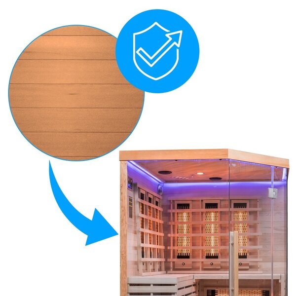 BPS-koupelny Infrasauna Relax HYD-2912 150x150, 4-5 osob